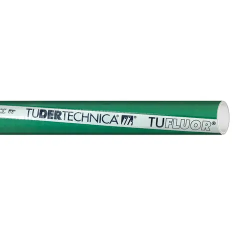 Tudertechnica Tufluor® Evolution 1 in. PTFE Chemical Suction & Delivery Hose - 150 PSI - Hose Only