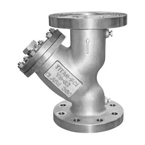 Titan Flow Control YS62S0100 1 in. Y-Strainer, Flanged, Stainless Steel - ASME Class 300