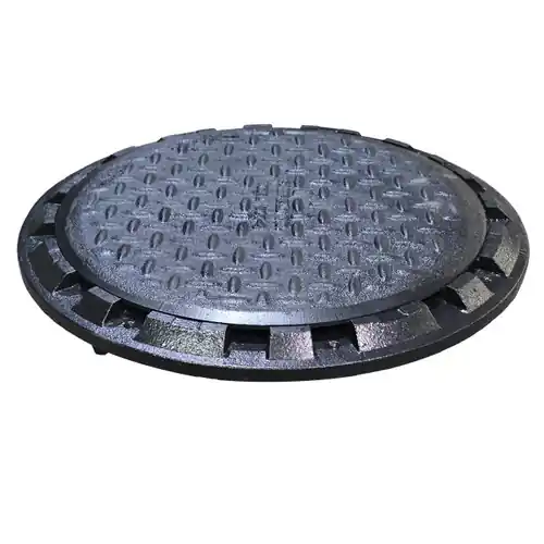 Fairfield SCM-5/4 5-Gallon SS Single Wall Grade Level Spill Containment Manhole – 4 in. Pipe Slip-On, Standard Pump