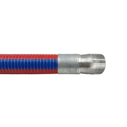 U.S. Hose Chemiflex 2 in. Red Composite Hose w/ Stainless Male NPT Ends