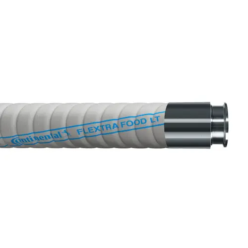 Continental ContiTech FLEXTRA FOOD LT 2 in. Gray Food Grade Hose Assemblies w/ 3A Tri-Clamp Ends