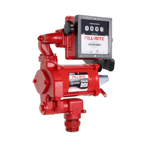 Fill-Rite TUFR711VLN 115V AC Fuel Transfer Pump w/ Lite Meter - 20 GPM