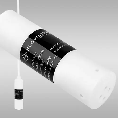 Flowline LD33-S121 DeltaSpan LD33 Submersible Pressure Level Transmitter, 34 ft. Range