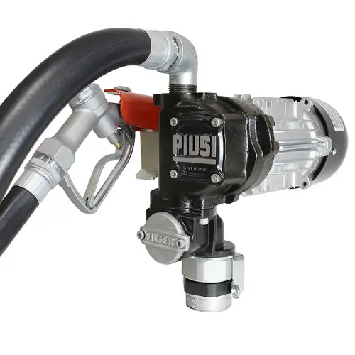 PIUSI Panther EX 56 Fuel Transfer Pump w/ 1 in. Manual Nozzle - 18 ft., 16 GPM, 120V AC