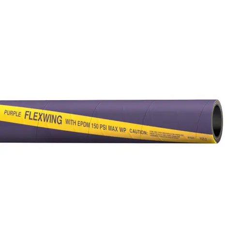 Continental ContiTech Purple Flexwing 2 in. 150 PSI Chemical Suction & Discharge Hose - Hose Only