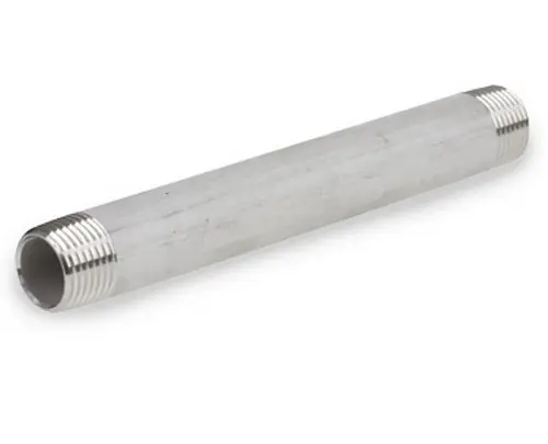 Smith Cooper 1/2 in. Schedule 40 Welded 316L Stainless Steel Pipe Nipples