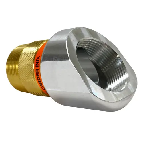 M. Carder AWS1533 1 1/2 in. MNPT x 1 1/2 in. FNPT 33° Bulk Fueling Swivel