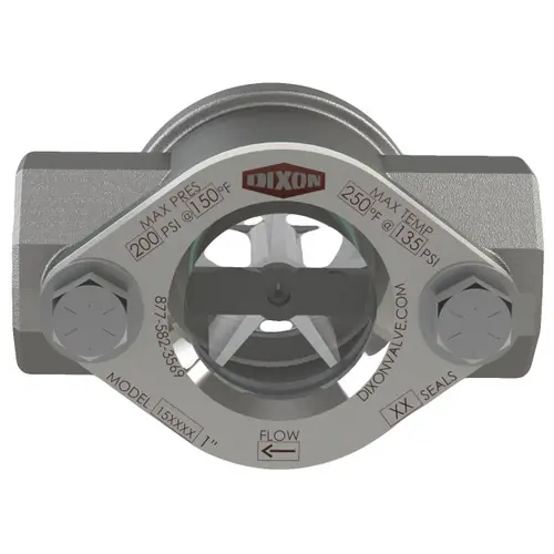 Dixon Series 14 Sight Flow Indicator 1/2 in. NPT Neoprene Seal Delrin Propeller