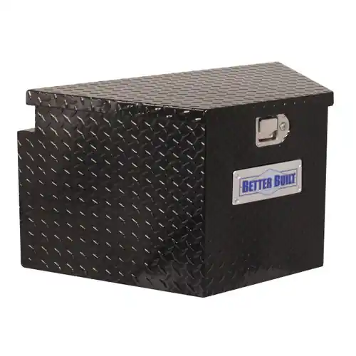 Better Built 66212322 18 in. Utility Trailer Tongue Truck Box - Gloss Black