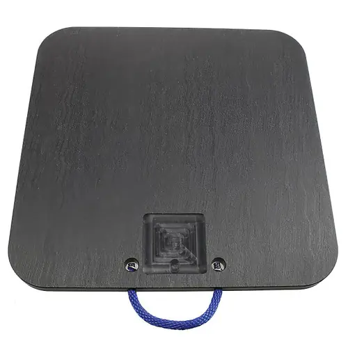 Cope Plastics 36 in. x 36 in. x 2 in. Outrigger Pad, 49 Ton Load Capacity, Black