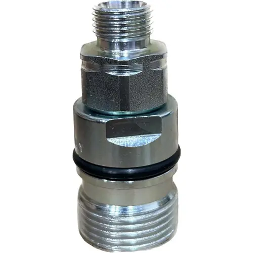 Stucchi VD 1/2 in. Carbon Steel Poppet Screw Coupler M 22X1.5 DIN, 23.85 GPM