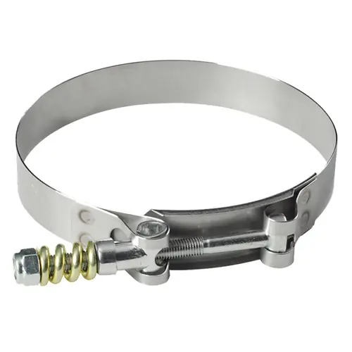 Flexfab 4.0625 in. to 4.375 in. ID Spring Loaded T-Bolt Clamps, 10 Pack