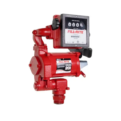 Fill-Rite TUFR711VN 115V AC Fuel Transfer Pump w/ Gallon Meter - 20 GPM