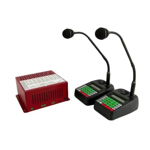 Freedom Electronics FE-TMK-4220 Trademark II Basic 20 Wired Speaker Station Intercom System w/ 2 Desktop Controllers - New