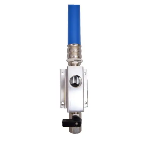 Rapid Air MC3810 Top Inlet Tubing 1/2 in. Outlet NPT 1/4 in. Single Port Wall Outlet