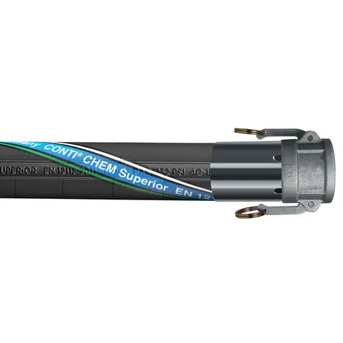 Continental ContiTech Chem Superior FEP 2 in. Chemical Transfer Hose w/ Female Coupler Ends