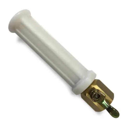 SANI-LAV D10 3/4 in. GHT Small Industrial Spray Nozzle w/ On/Off Control Valve