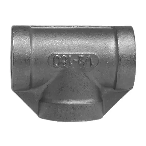 Midland Industries 62253 Stainless Pipe Tee, 1/2 in. FNPT x 1/2 in. FNPT, 150 PSI