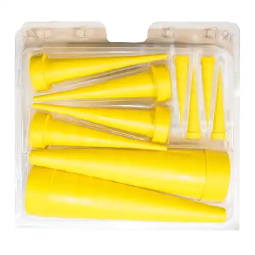 Flexible Drip Proof Mixed Service Plugs Kit, 4 Small, 4 Medium & 2 Large/Box