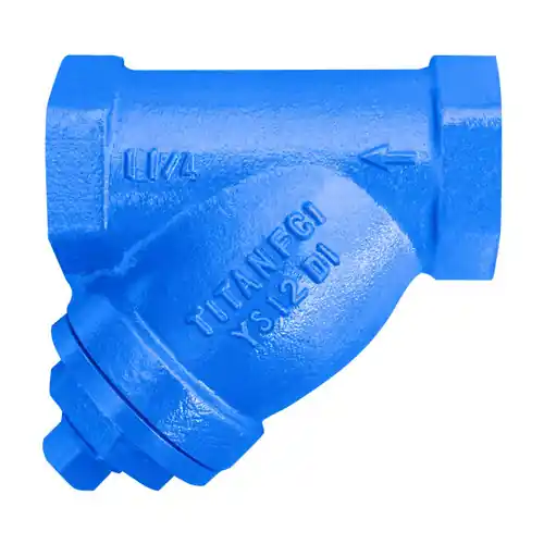 Titan Flow Control YS12DI0100 1 in. Y-Strainer, Threaded, Ductile Iron - ASME Class 300