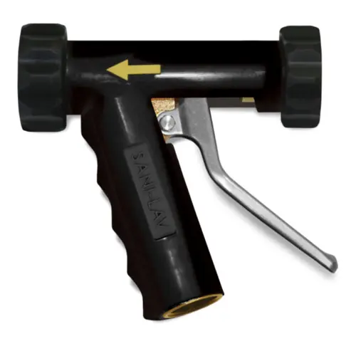 SANI-LAV N8B 3/4 in. GHT Large Heavy Duty Industrial Spray Brass Nozzle - Black