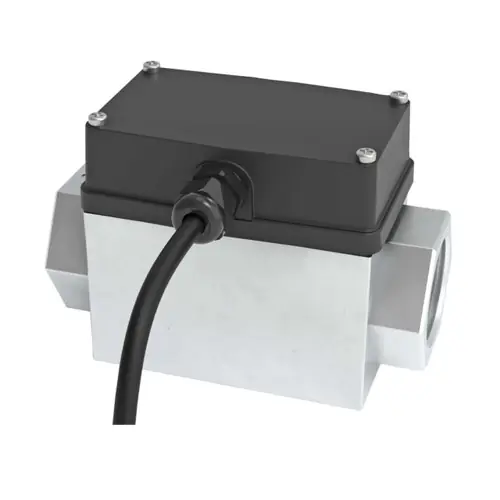 GPI G2A10NPOXXX 1 in. NPT Industrial Aluminum Turbine Flow Meter for Solvents