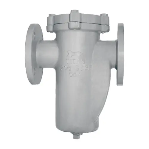 Titan Flow Control BS35FC0250 2 1/2 in. Simplex Basket Strainer, Flanged (Raised Face), Carbon Steel - ASME Class 150