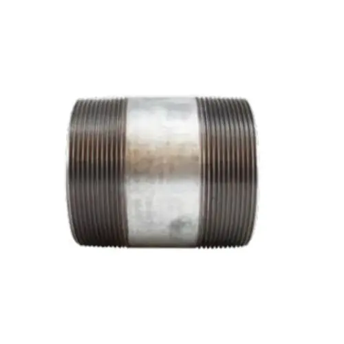 Midland Industries 57220  Close Welded Pipe Nipple, Black Steel SCH 40, 4 in. MPT