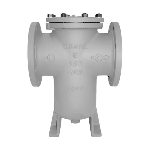 Titan Flow Control BS85S0500 5 in. Simplex Basket Strainer w/ Bolted Cover, Flanged (Raised Face), Stainless Steel - ASME Class 150