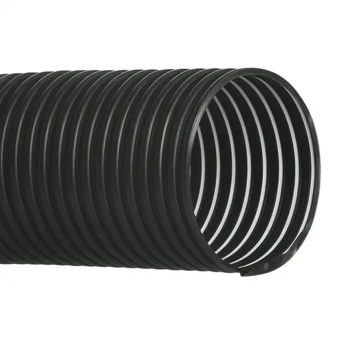 Hi-Tech Duravent HTR 2 in. x 50 ft. Duct Hose, Black - Hose Only