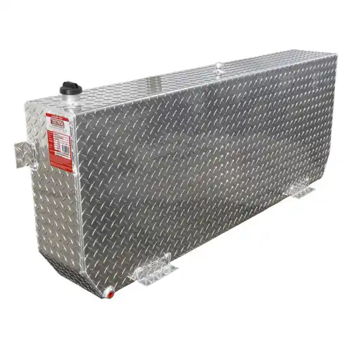 51 Gallon Aluminum Rectangle Auxiliary Tank - Diesel W/ Install Kit