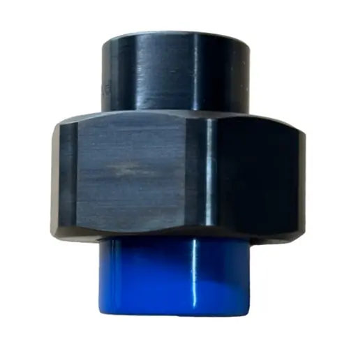 HART Industrial D-3131-4-V-CS 3/4 in. FNPT Class 3000 Carbon Steel Threaded Union - FKM Seal, Dielectric Coating
