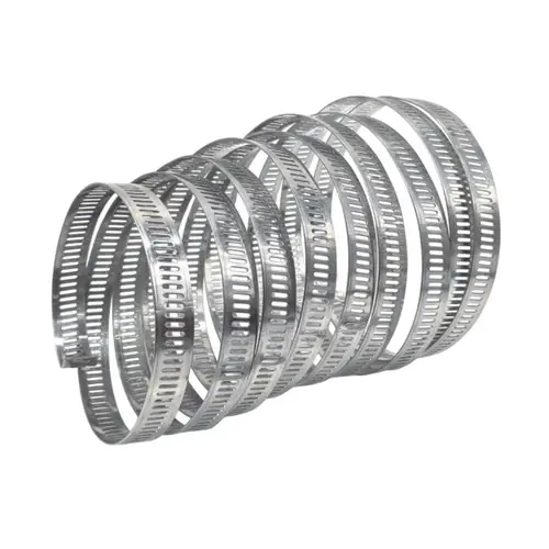 Mikalor Clamps LLC 3035811 14 mm Wide AISI 304 Stainless Steel Adapflex Perforated W4 25 m Endless Band - Qty 50