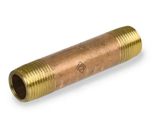 Smith Cooper 2 in. Brass Schedule 40 Seamless Pipe Nipples