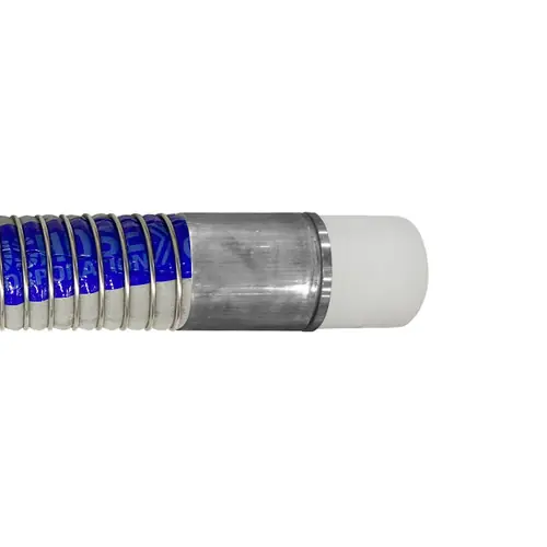 Willcox 1 in. Heavy Duty Polypropylene Chemical Hose Type 3094PSP w/ Polypropylene Male NPT Ends