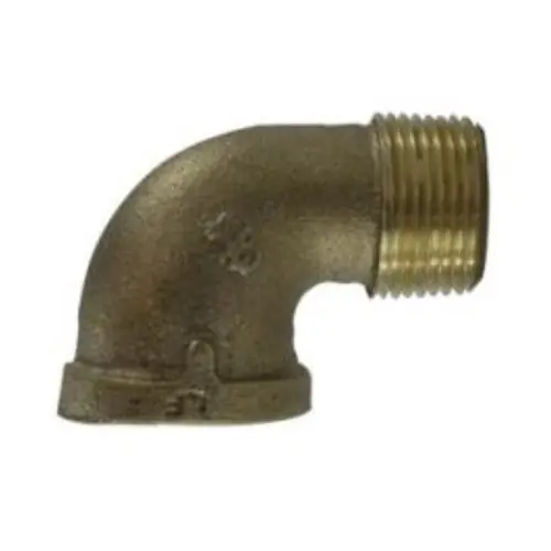 Midland Industries 44167LF 90° Street Elbow, Lead Free Bronze, 1 1/2 in. MPT x 1 1/2 in. FPT