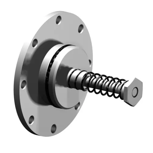 Betts 4 in. TTMA Flange Inbreathing Vapor Rail Vent - Aluminum/Stainless w/ Nitrile Disc