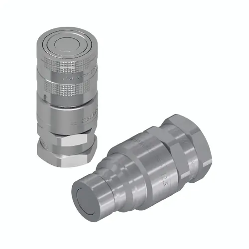 Gemels Quick Connect Flat Face ISO 10 mm NPT 1/2 in. Male Coupling