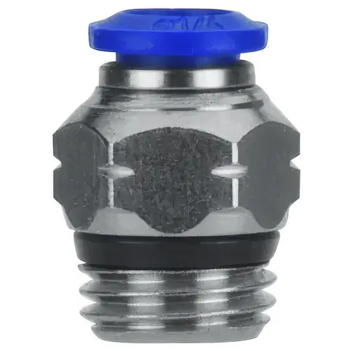 AIGNEP 87000-04-02, 1/4 in. Push-To-Connect Straight Fitting Tube x 1/8 in. Straight Male Universal Thread - Pack of 10
