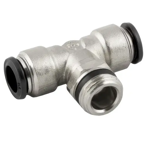 AIGNEP 50210N-4-1/8, 4 mm Push-To-Connect Fitting Tube x 1/8 in. Branch Tee Swivel - Pack of 10
