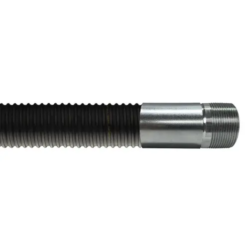 Kanaflex flexVAC 180 AR 6 in. Lightweight Blower and Suction Hose w/ Male NPT Ends