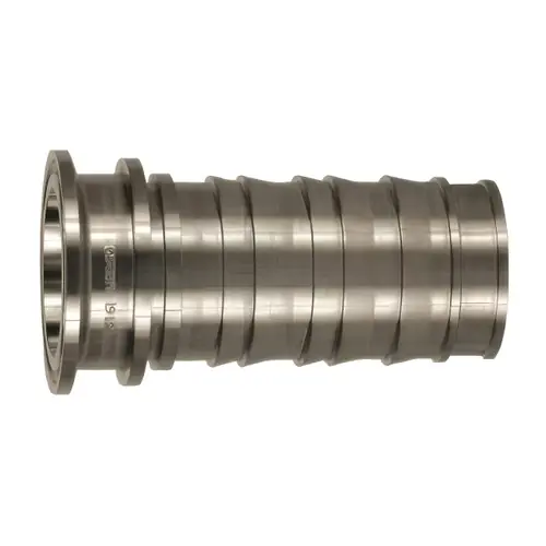 Dixon CCSR150CS 1 1/2 in. King Crimp Saniary Clamp End x Hose Shank Stem