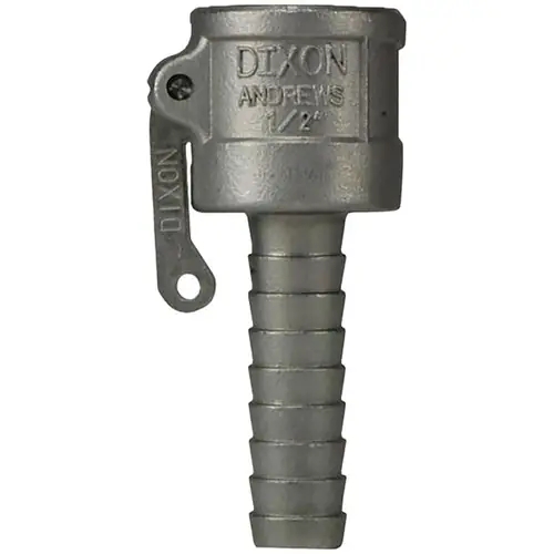 Dixon 1/2 in. Stainless Steel Cam & Groove Type C Coupler x Hose Shank