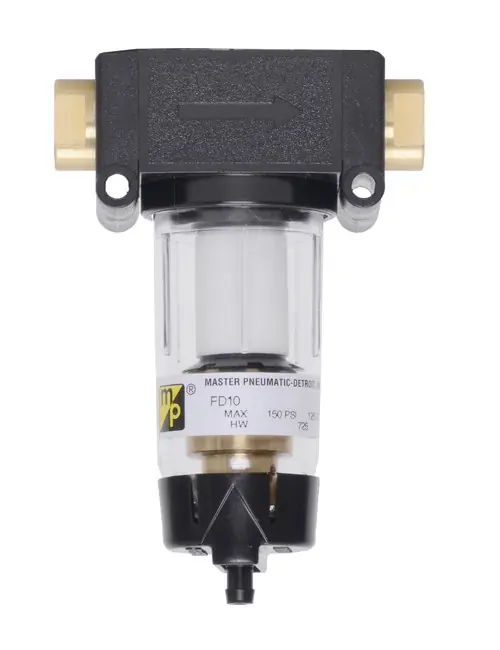 Master Pneumatic FD10 Series Sentry Modular General Purpose Air Filter w/ Auto Drain, 5 Micron