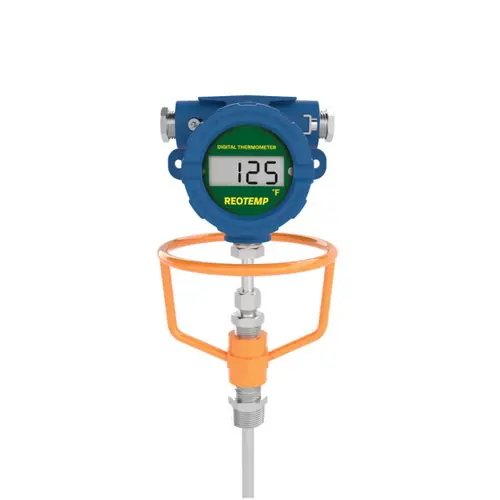 Reotemp RCDL0960S33-EH 96 in. Digital Rail Car Thermometer w/ Explosion Proof Head