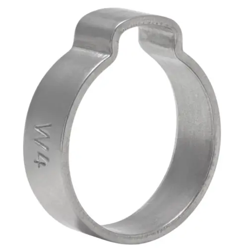 Mikalor Clamps LLC 23012087 8-10 mm Stainless Steel W4 AISI 304 One Ear Clip - Box Qty 1,000