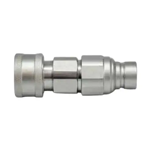 PCI FF08-N12M/NV-12-F FF ISO 16028-5675 Zinc Nickel Plated Steel Male Flush Face X Female Non-Valved Combination Couplings - Coupler