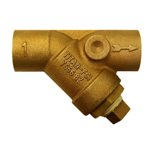 Titan Flow Control YS56BZ0075 3/4 in. Y-Strainer, Soldered Ends, Bronze - ASME Class 125