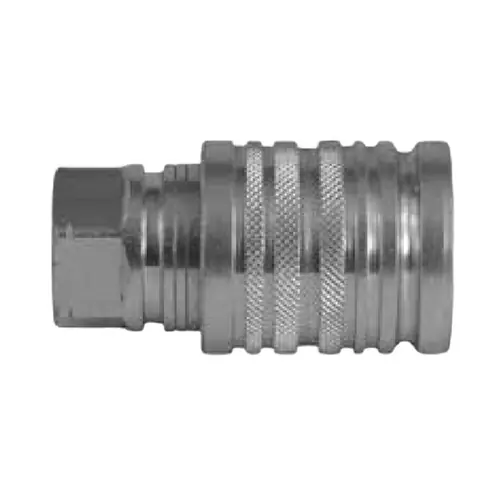 PCI PS-12-F NS ISO-5675 1/2 in. Body 1/2 in. NPTF Steel Ball Type Double Acting Sleeve Couplings - Coupler