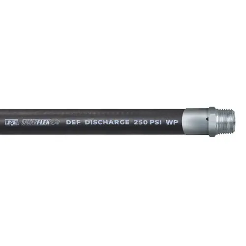 BadgerFlex 3/4 in. DEF Dispensing Hose Assembly w/ Stainless Steel Male NPT Ends - Black